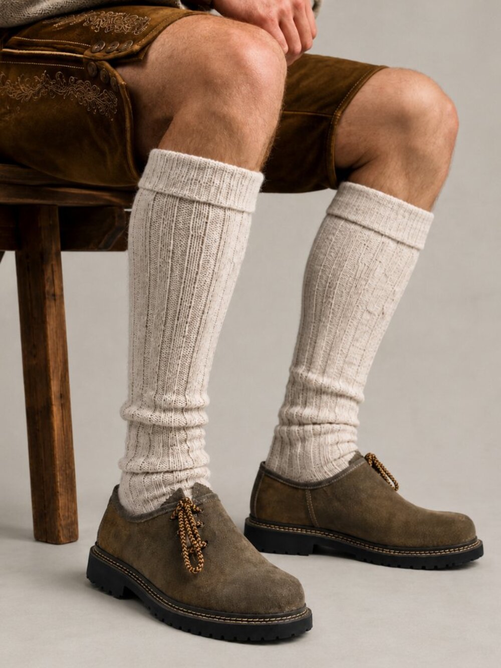 Premium Lederhosen Shoes Men’s  Bavarian German Festival Style